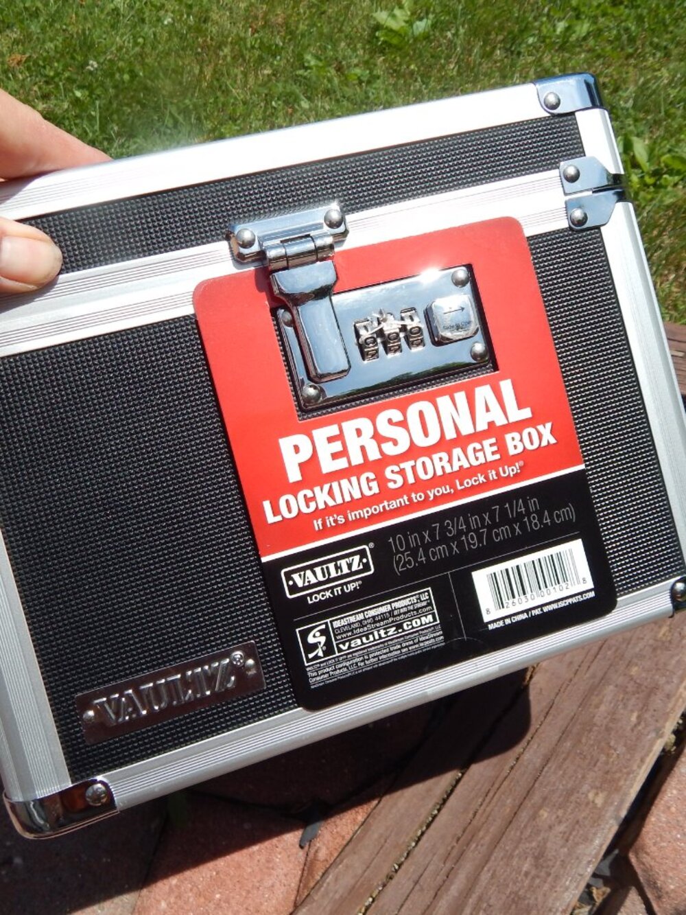 VAULTZ Personal Locking Storage Box VZ00102 Dial Combination Lock Box - Picture 3 of 5